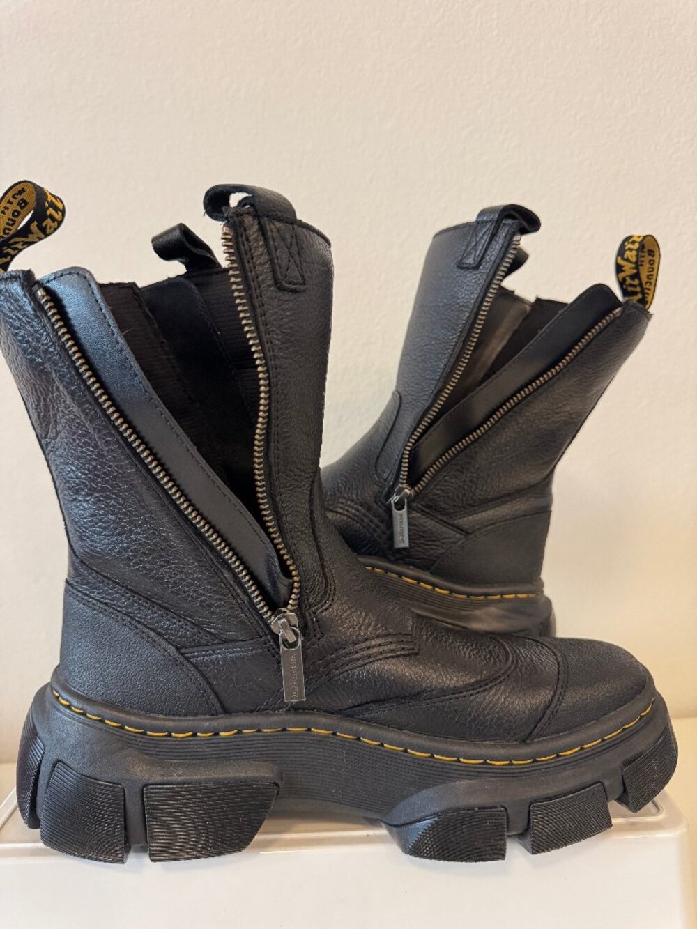 Dr. Martens DMXL Rigger Leather Boots Black US M 8 W 9 EU 41 NWOT - Picture 4 of 8